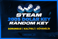 ⭐STEAM RONDOM KEY 200$ (7000₺) | HIZLI TESLİMAT⭐