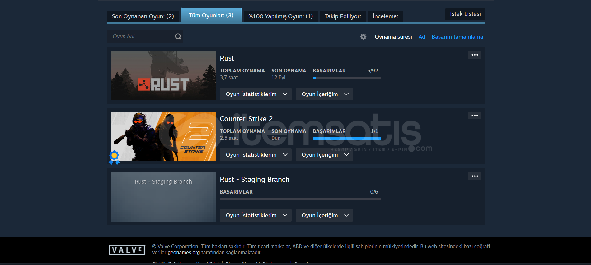 Steam Rust ve CS2 Prime Fresh Hesap Steam Rust ve CS2 Prime Fresh Hesap