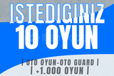 STEAM SEÇTİĞİNİZ 10 OYUN 1000+ OYUN SÇENEĞİ