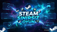STEAM SINIRSIZ OYUN ALMA (TÜM OYUNLAR)+GARANTİ