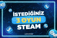 ⚡[Steam] Steam İstediğiniz 3 oyun