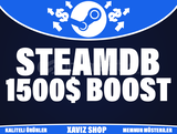 Steam SteamDB +1500$ Hesap Değeri Yükseltme