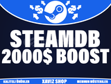 Steam SteamDB +2000$ Hesap Değeri Yükseltme