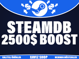 Steam SteamDB +2500$ Hesap Değeri Yükseltme