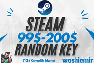 ⭐STEAM⭐VIP 100$-200$ RANDOM KEY | OTO TESLİMAT
