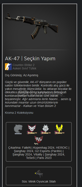 steamdaki fiyatından daha ucuza ak47