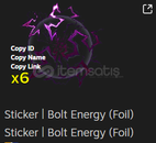 Sticker | Bolt Energy (Foil)