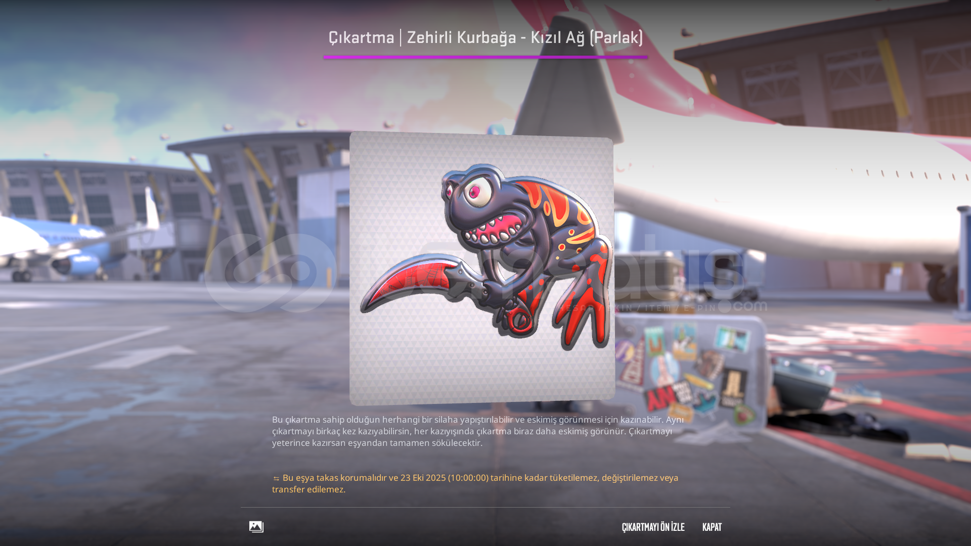 Sticker | Crimson Web Poison Frog (Foil) Sticker | Crimson Web Poison Frog (Foil)