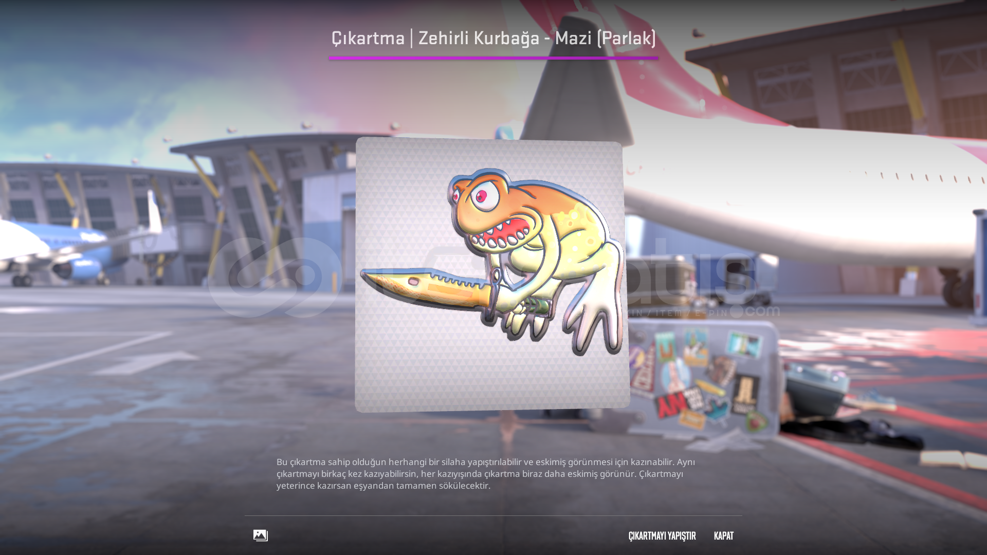 Sticker | Lore Poison Frog (Foil) Sticker | Lore Poison Frog (Foil)
