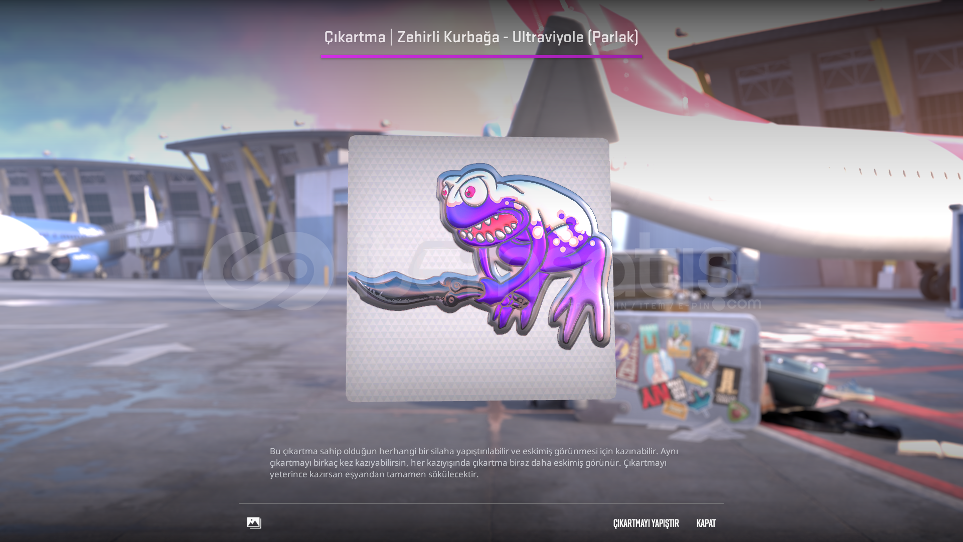 Sticker | Ultraviolet Poison Frog (Foil) Sticker | Ultraviolet Poison Frog (Foil)