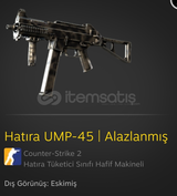 Stickerli Hatıra UMP-45 | Alazlanmış