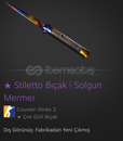 Stiletto Knife (Marble Fade) 