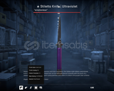 Stiletto Knife | Ultraviolet (FT)