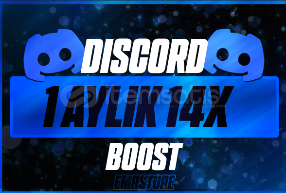 ⭐(STOK+GARANTİ) DİSCORD 1 AYLIK 14X BOOST! ⭐(STOK+GARANTİ) DİSCORD 1 AYLIK 14X BOOST!
