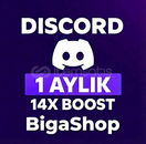 ⭐[STOK VAR] 1 AY 14X BOOST BOTSUZ DİSCORD 