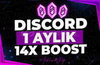 ⚡(STOK VAR + BOTSUZ)⚡1 AYLIK 14X BOOST⚡