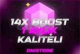 [STOK VAR)⭐ 1 Aylık 14x Boost BOTLU