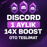 ⚡️⚡️STOK VAR⚡️⚡️ 1 Aylık 14X Boost | Oto Teslim