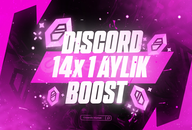 ✨ STOK VAR ✨ 1 AYLIK 14X SERVER BOOST✨