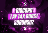 ⭐[STOK VAR] 1 AYLIK 14X SERVER BOOST+GARANTİ⭐