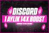 ⭐ [BOTSUZ] 1 Aylık Discord 14X Boost ⭐