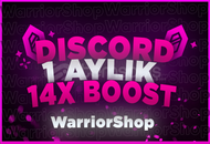 STOK VAR! ⭐️1 Aylık Discord 14x Boost Garanti