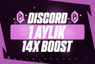 STOK VAR! ⭐️1 Aylık Discord 14x Boost Garanti