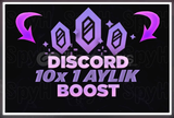 ⭐[STOK VAR] 10X BOOST 1 AYLIK 7/24 ⭐