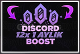 ⭐[STOK VAR] 12X BOOST 1 AYLIK 7/24 ⭐
