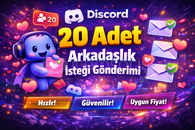 [STOK VAR] 20 Adet Arkadaşlık İsteği