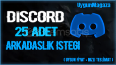 ( STOK VAR ) +25 ADET ARKADAŞLIK İSTEĞİ
