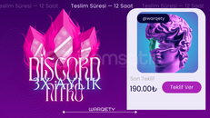⭐BOTSUZ⭐ 3 AYLIK 14X SERVER BOOST (HIZLI)