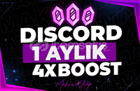 ⚡(STOK VAR + BOTSUZ)⚡1 AYLIK 4X BOOST⚡