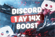 ⭐️ [STOK VAR+BOTSUZ]DİSCORD 1 AYLIK 14X BOOST⭐️