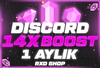 ⭐ [STOK VAR] BOTSUZ DİSCORD 14X BOOST 1 AYLIK ⭐