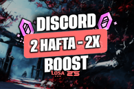 ⭐️ [STOK VAR+BOTSUZ]DİSCORD 2 HAFTA 2X BOOST⭐️