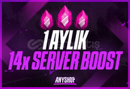 [STOK VAR]⭐ Discord 1 Aylık 14x Boost ⭐