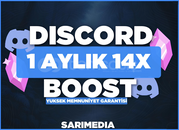 ⭐STOK VAR | DİSCORD 1 AYLIK 14X BOOST