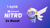 ⭐️[STOK VAR] Discord 1 Aylık 2x Boost