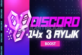STOK VAR [HIZLI] DİSCORD 3 AYLIK 14X BOOST