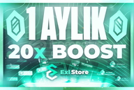 [STOK VAR)HIZLI TESLİM] 1 AY 20X BOOST