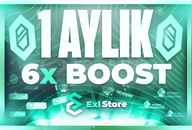[STOK VAR)HIZLI TESLİM] 1 AY 6X BOOST