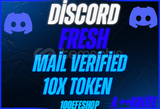 [STOK VAR] Mail Doğrulanmış Fresh 10 Adet Token