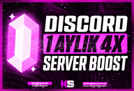 ⚡Stokta - Hızlı Teslim | 1 Ay 4x Boost (BOTSUZ)