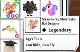Strawberry bat dragon piyasa altında