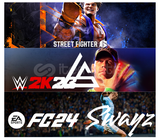 STREET FİGHTER 6 + WWE 2K23 + FC 24 + PS4/PS5