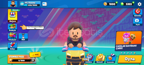 Stumble Guys 5000 gems+325 Skin+Emote+Mitik