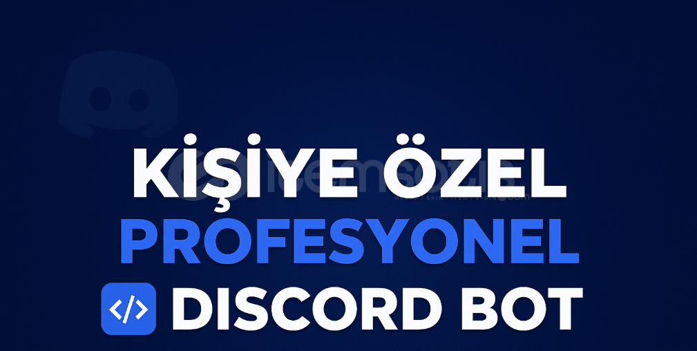 Sunucularınıza özel discord bot yapılır. Sunucularınıza özel discord bot yapılır.