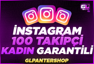 ⭐ [SÜPER] İnstagram 100 Kadın Takipçi⭐