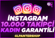⭐ [SÜPER] İnstagram 10.000 Kadın Takipçi⭐